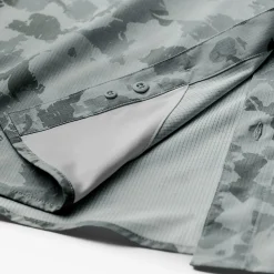 Air O Mesh Printed SS Button Down Fishing Shirt | AFTCO