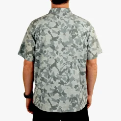 Air O Mesh Printed SS Button Down Fishing Shirt | AFTCO