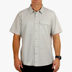 Air O Mesh Printed SS Button Down Fishing Shirt | AFTCO