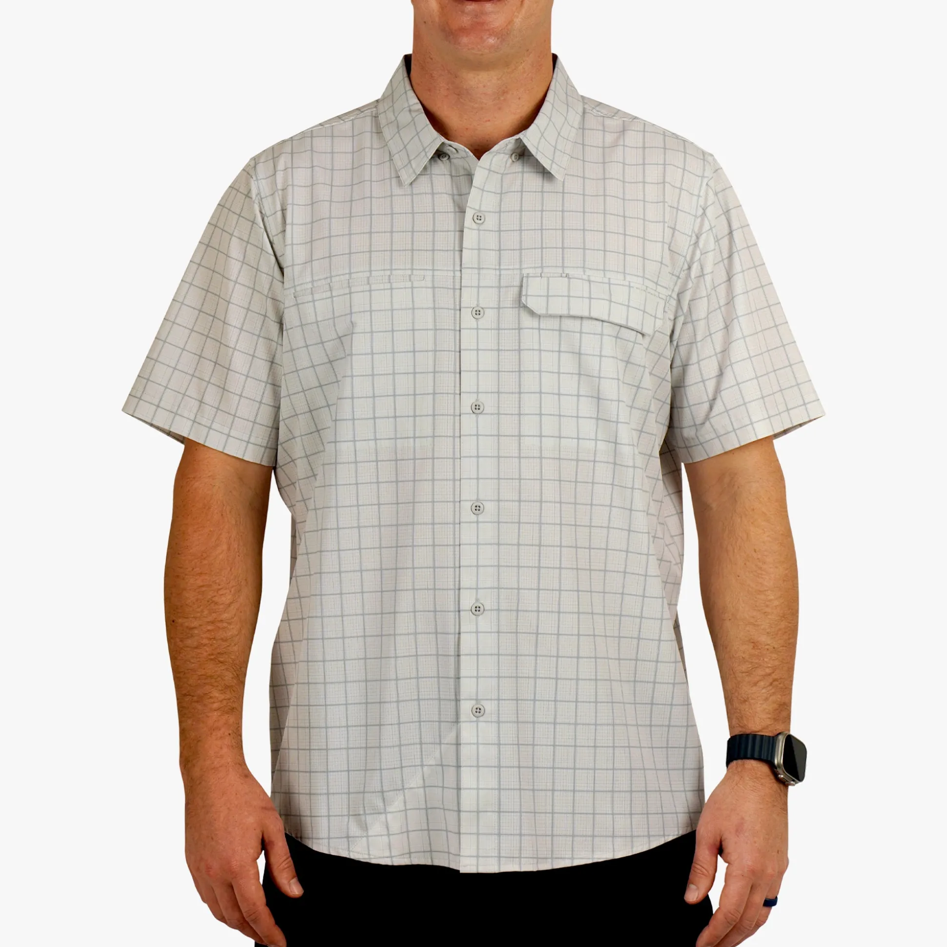 Air O Mesh Printed SS Button Down Fishing Shirt | AFTCO