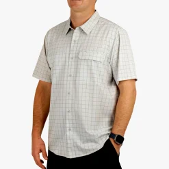 Air O Mesh Printed SS Button Down Fishing Shirt | AFTCO