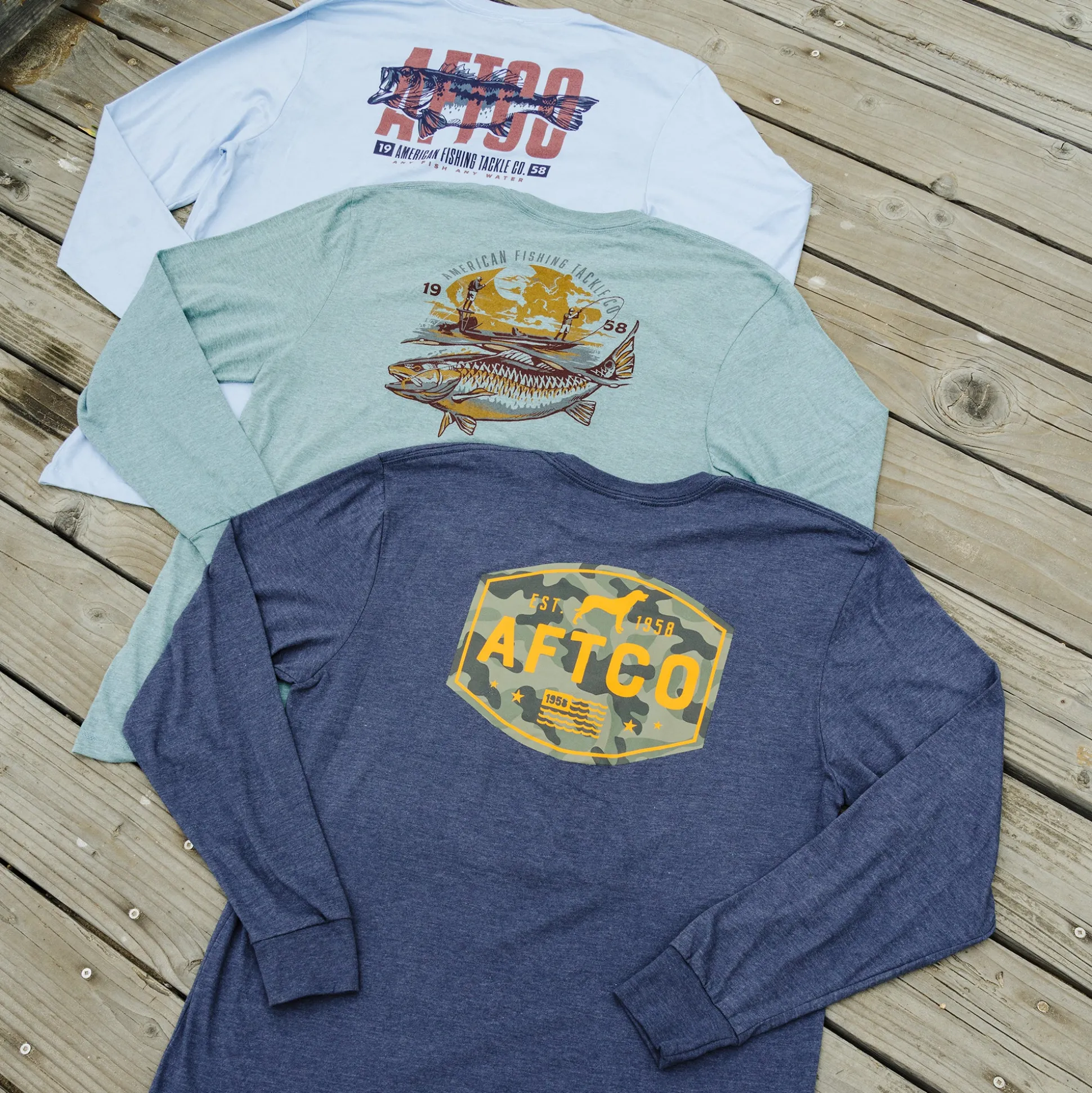 Best Friend Long Sleeve Fishing T-Shirts | AFTCO