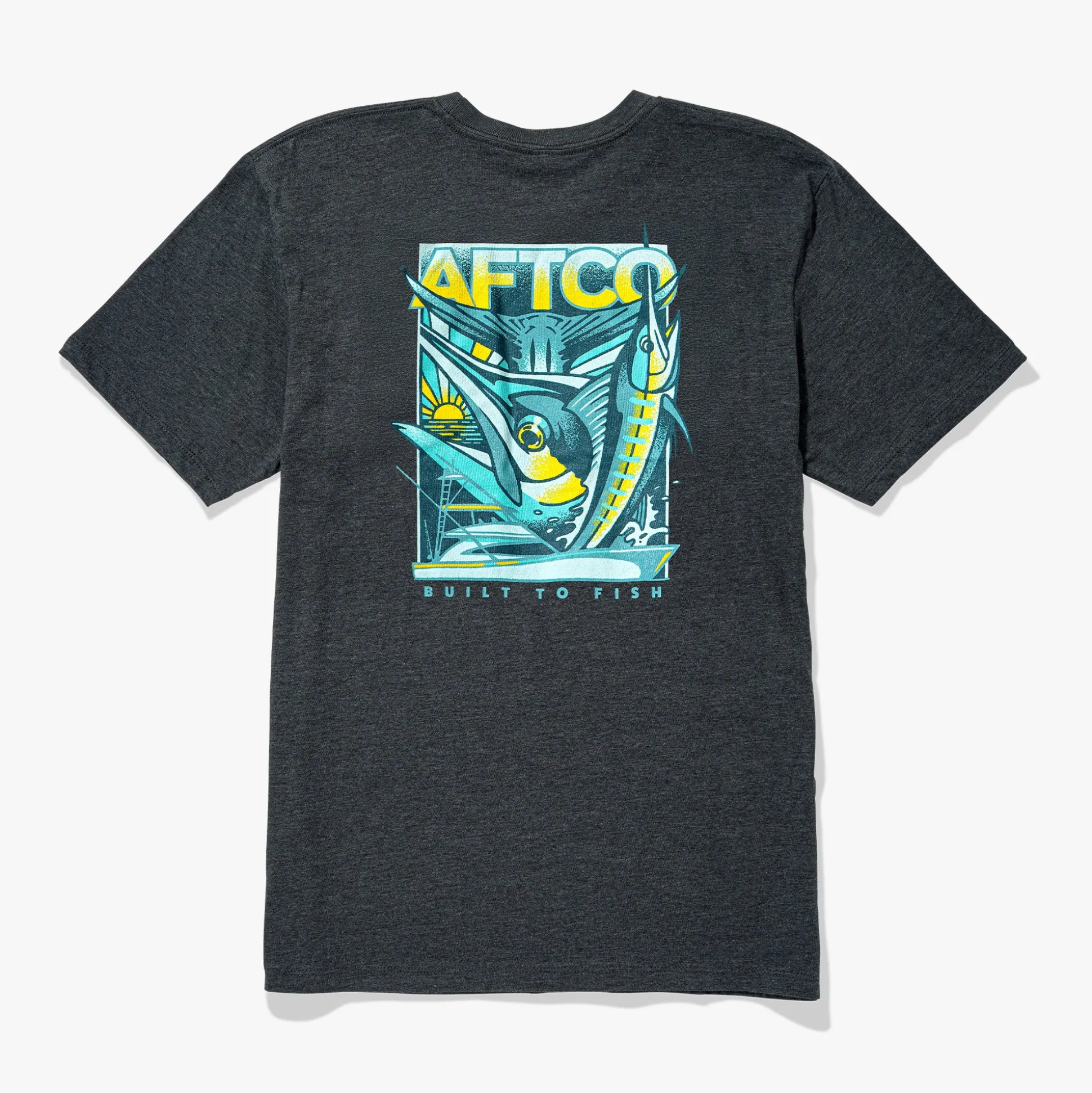 Billed Short Sleeve Men's Fishing T-Shirt | AFTCO