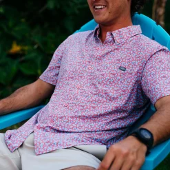 Boatbar Printed Button Down Fishing Shirt | Fathom