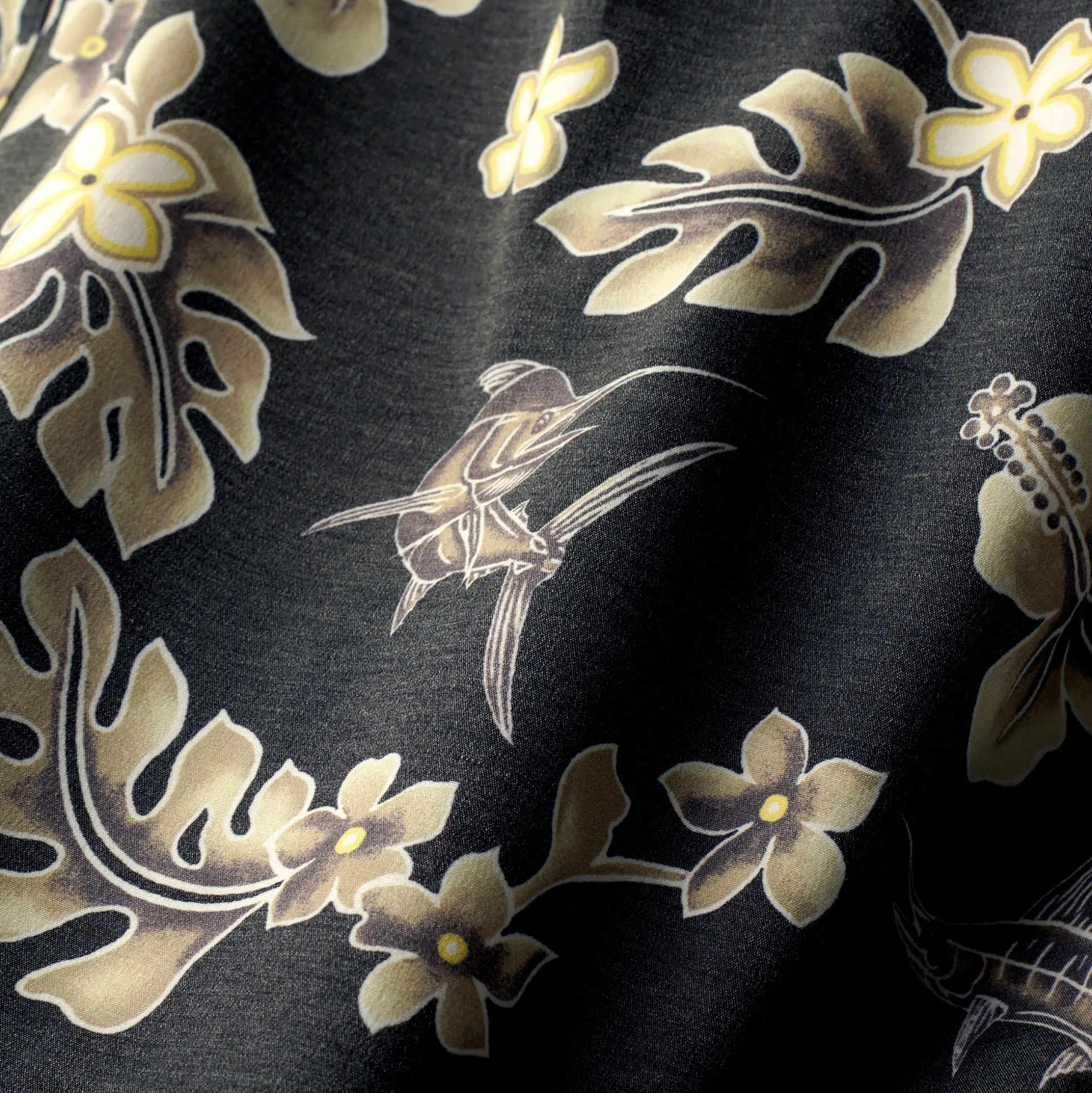 Boatbar Printed Button Down Fishing Shirt | Black