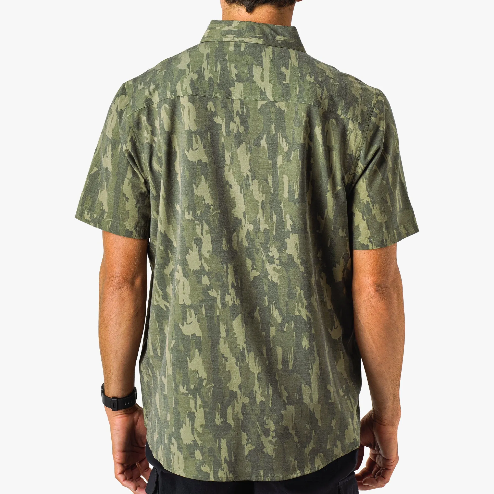 Boatbar Printed Button Down Fishing Shirt | Quiet Tide