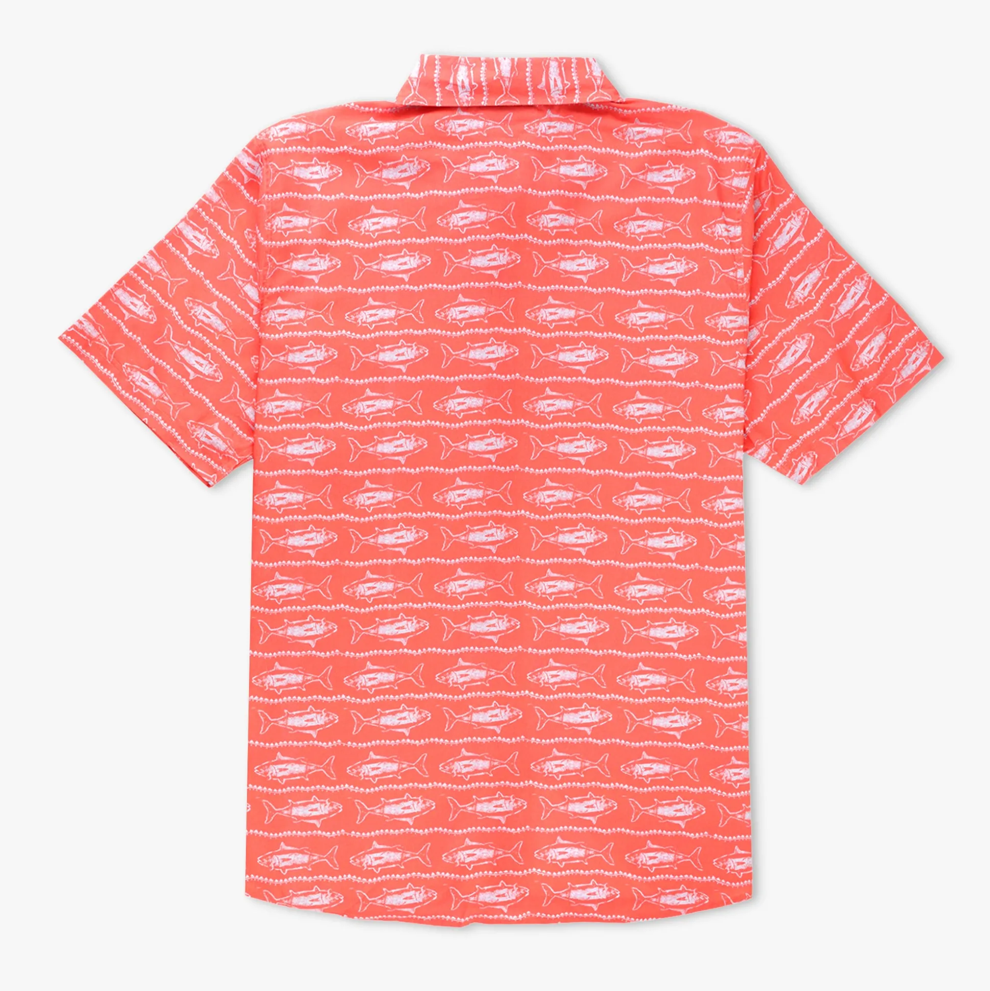 Boatbar SS Button Down Fishing Shirt | Pastel Turquoise