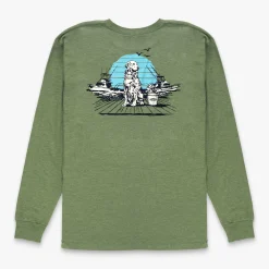Bucket Long Sleeve Fishing Tee Shirt | AFTCO
