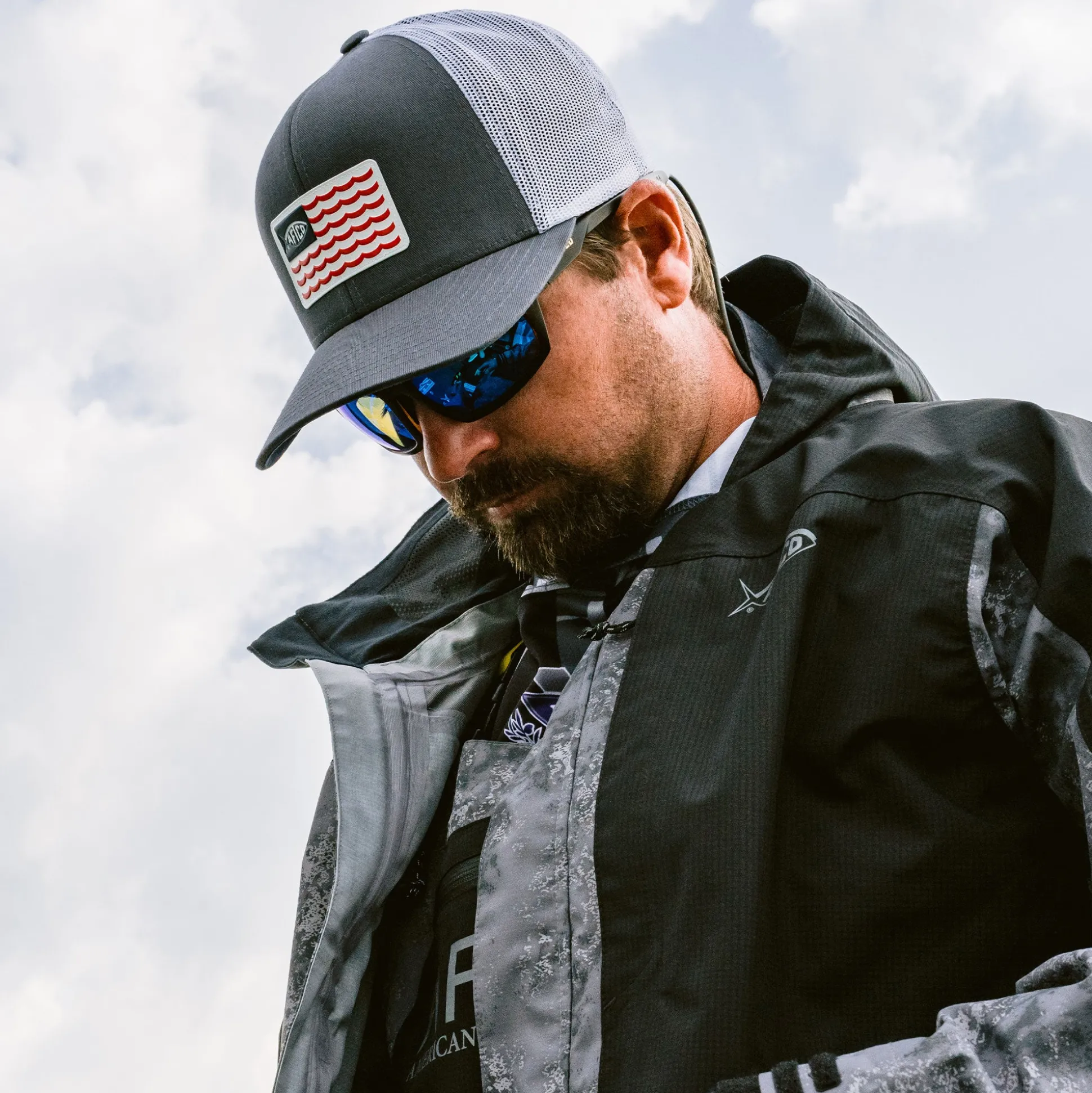 Canton American Fishing Trucker Hat