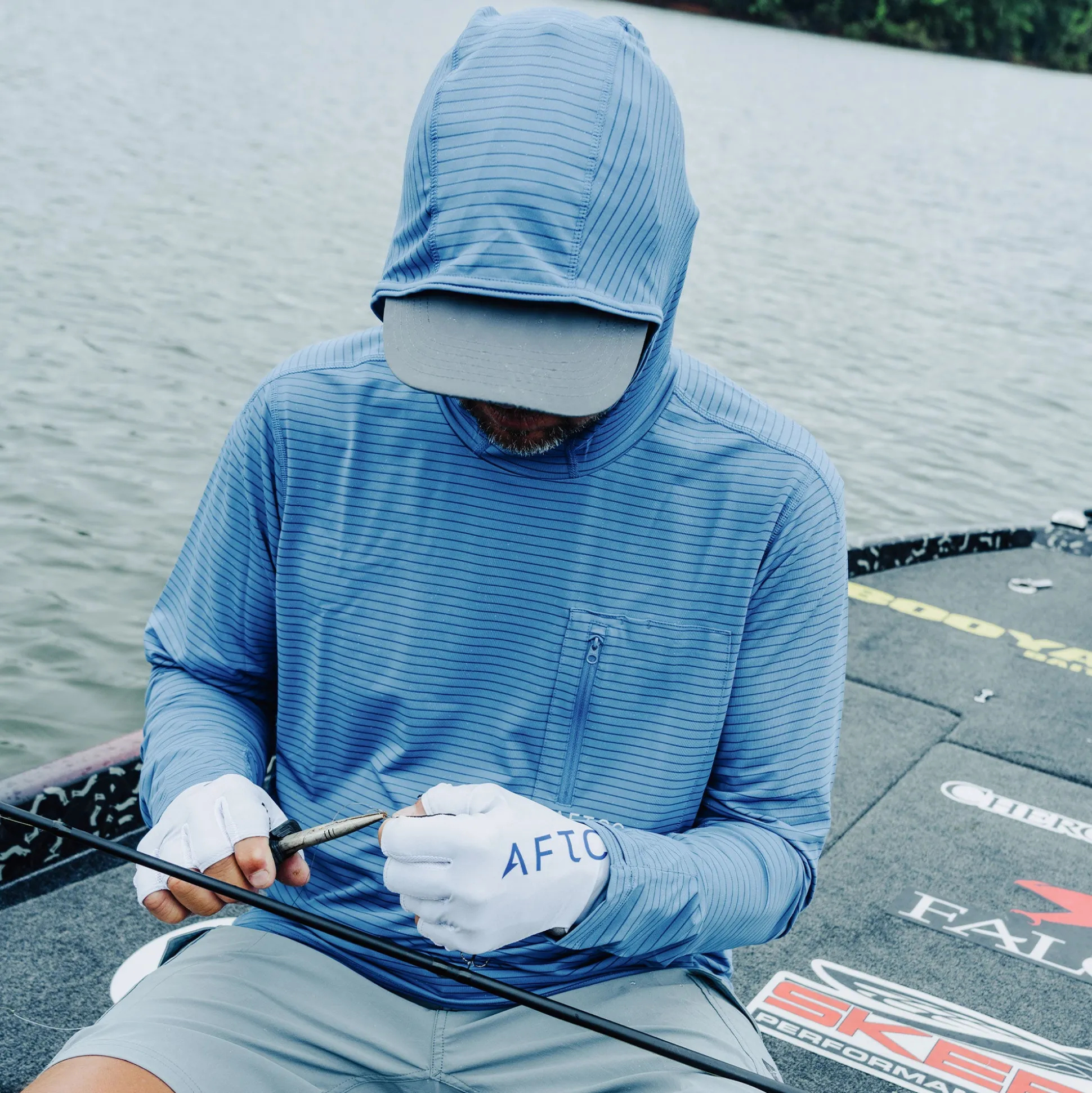 Channel Hooded Performance Shirt