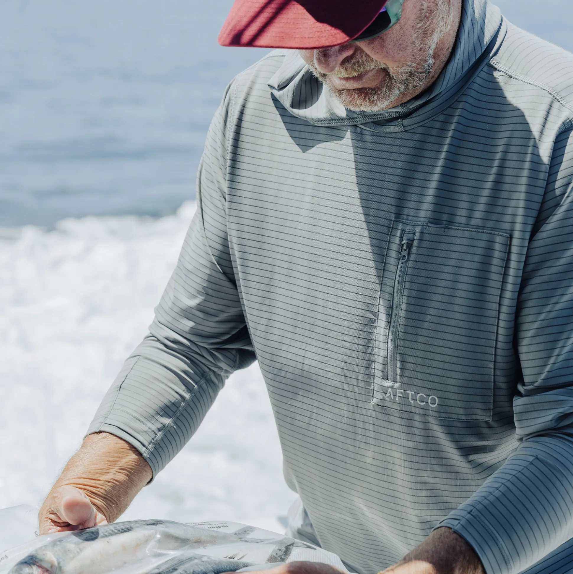 Channel Hooded Performance Shirt