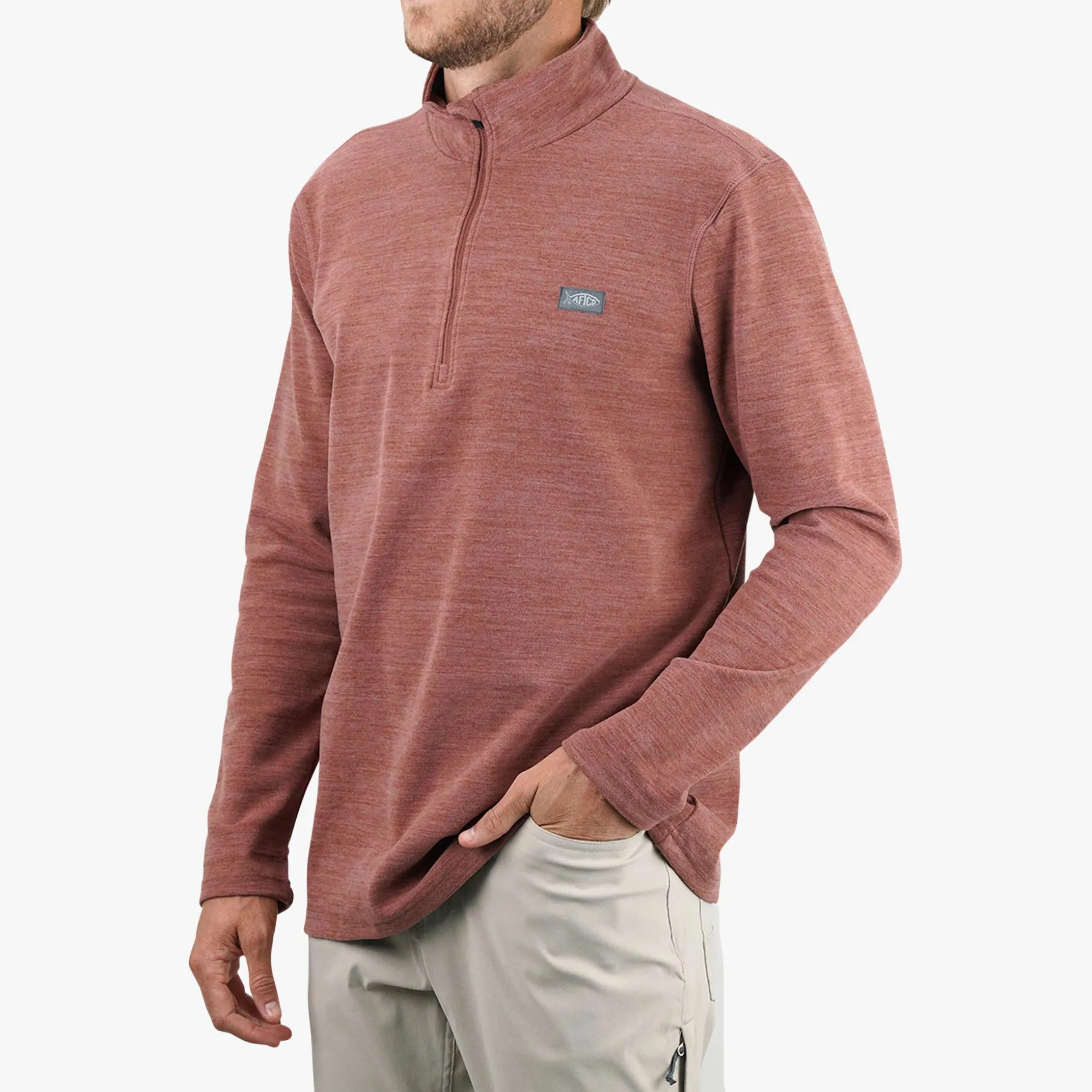 Coastal Layer 1/4 Zip Fishing Pullover | AFTCO