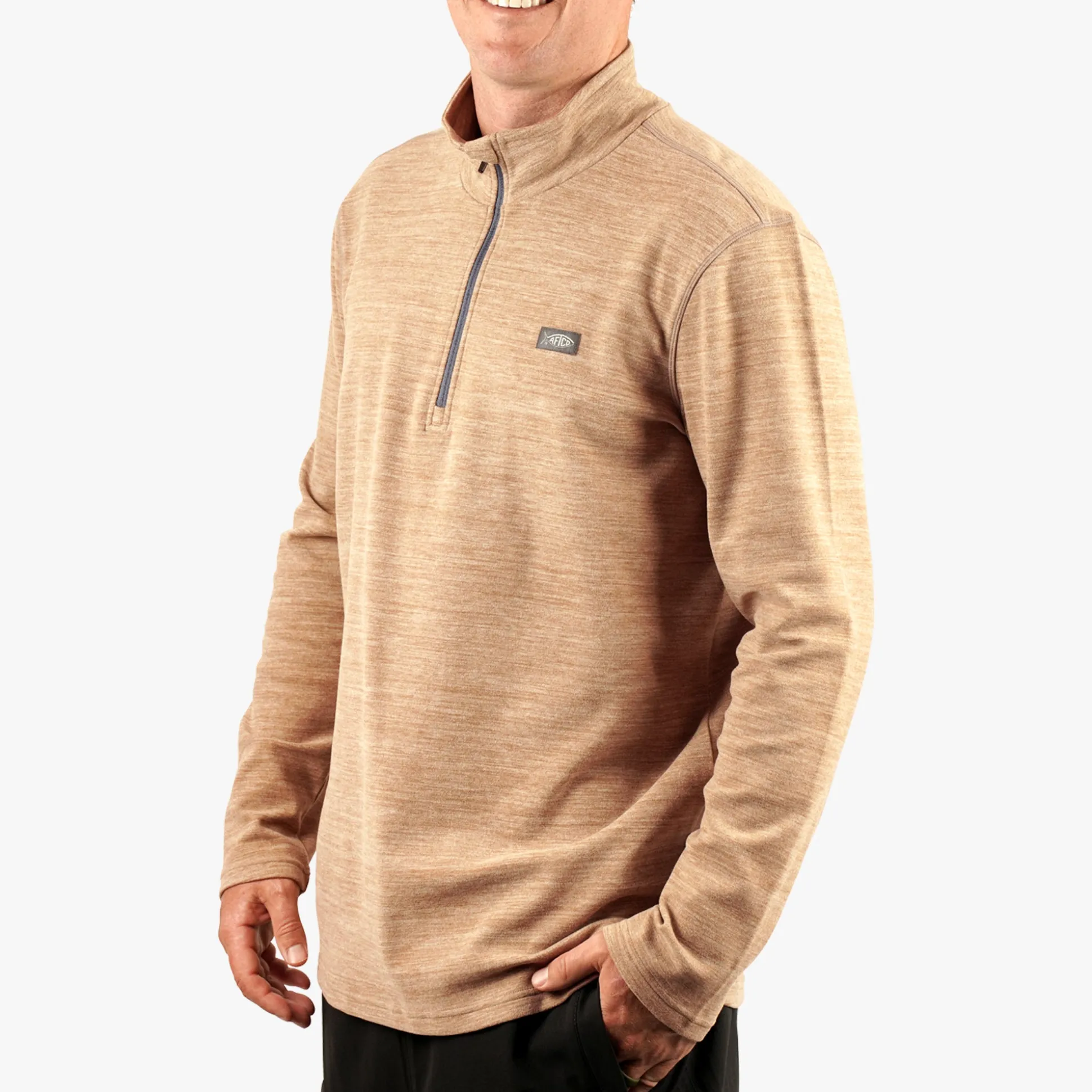 Coastal Layer 1/4 Zip Fishing Pullover | AFTCO