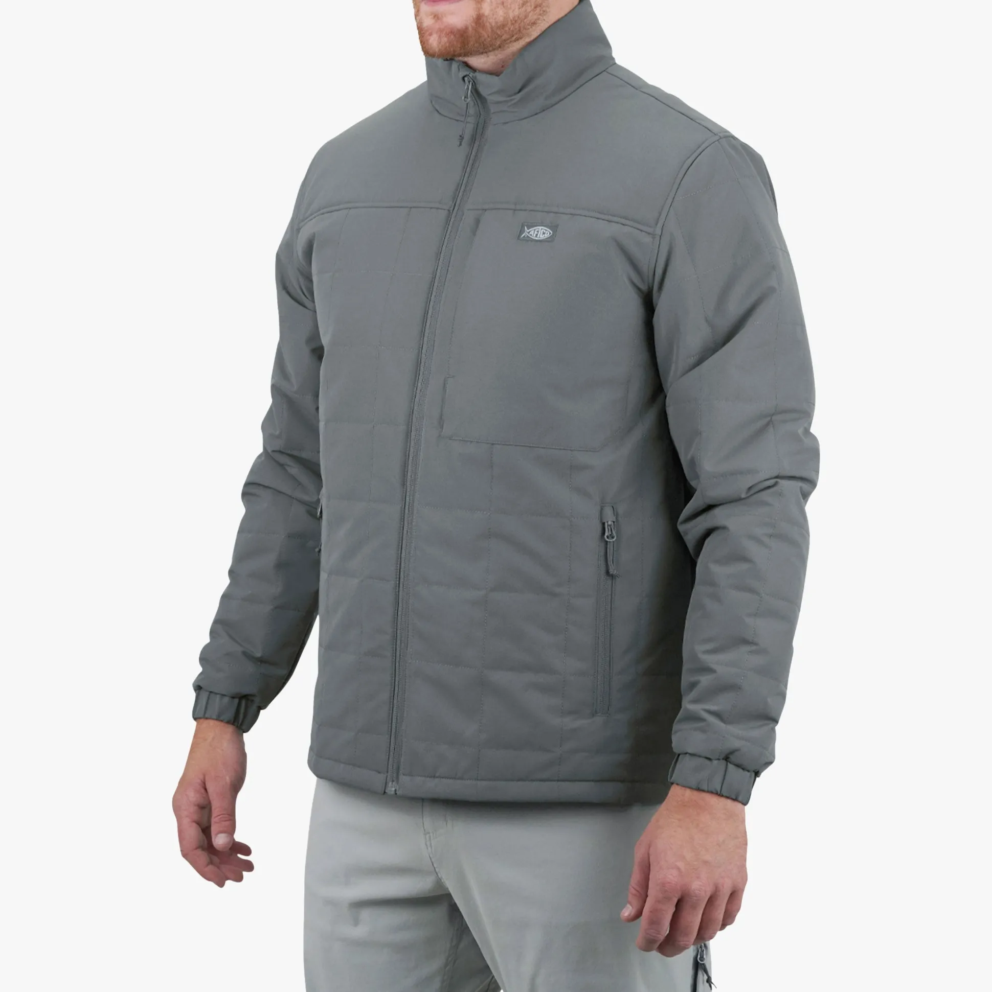 Crosswind Insulated Fishing Puffer Jacket | AFTCO
