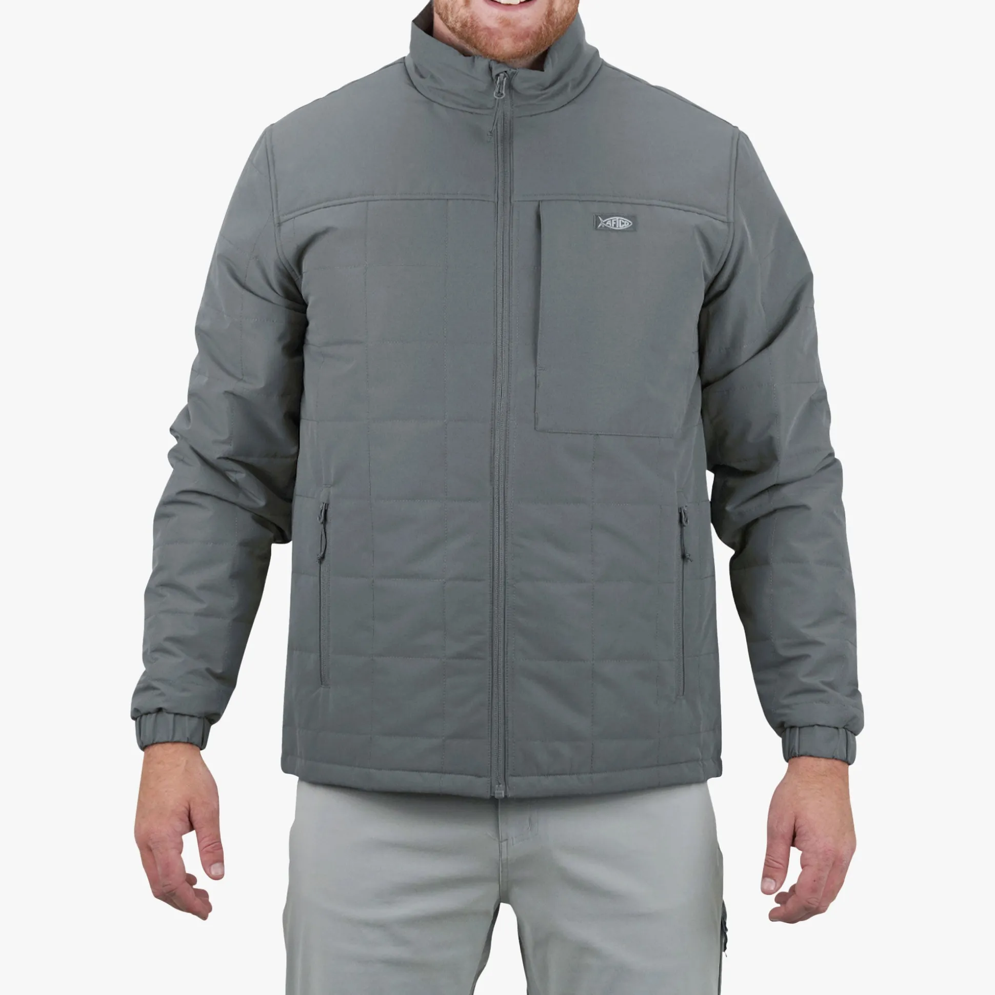 Crosswind Insulated Fishing Puffer Jacket | AFTCO