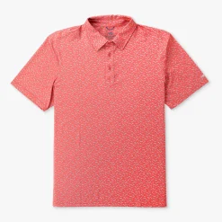 Cypress Printed Performance Fishing Polo | AFTCO