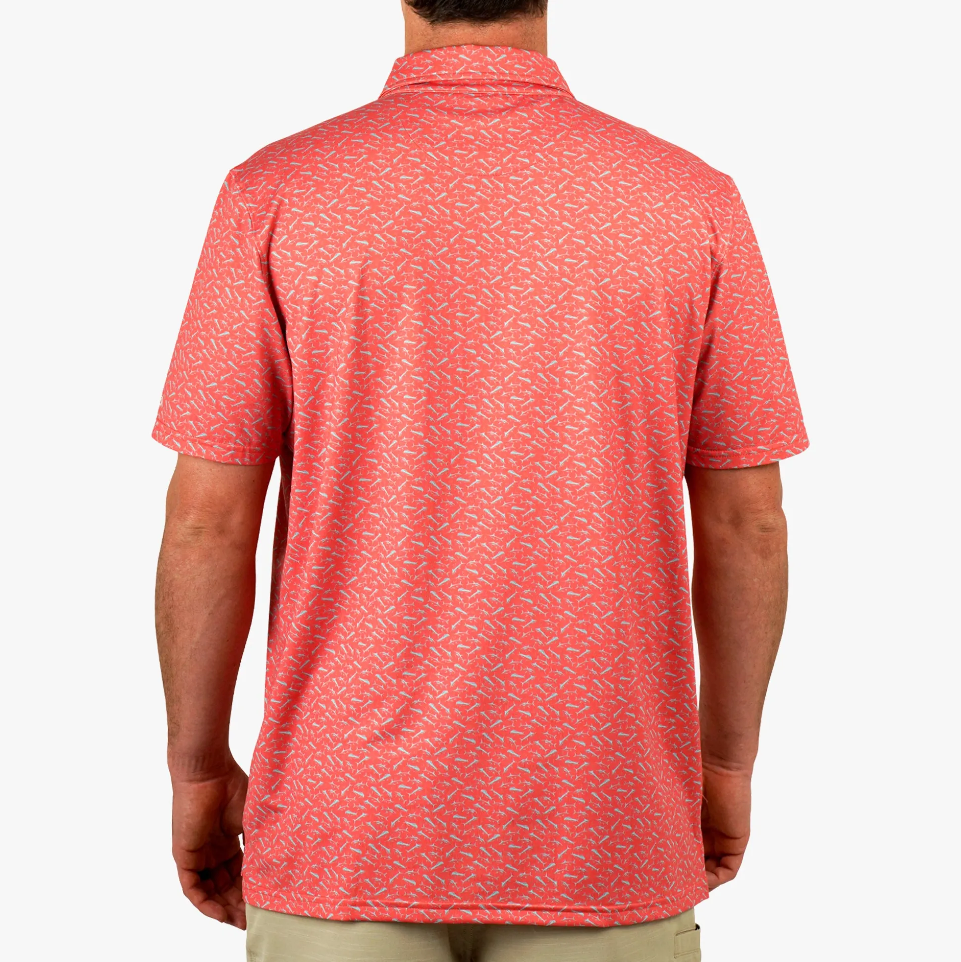Cypress Printed Performance Fishing Polo | AFTCO