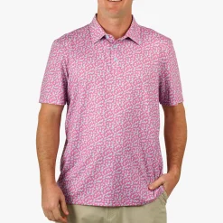Cypress Printed Performance Fishing Polo | AFTCO