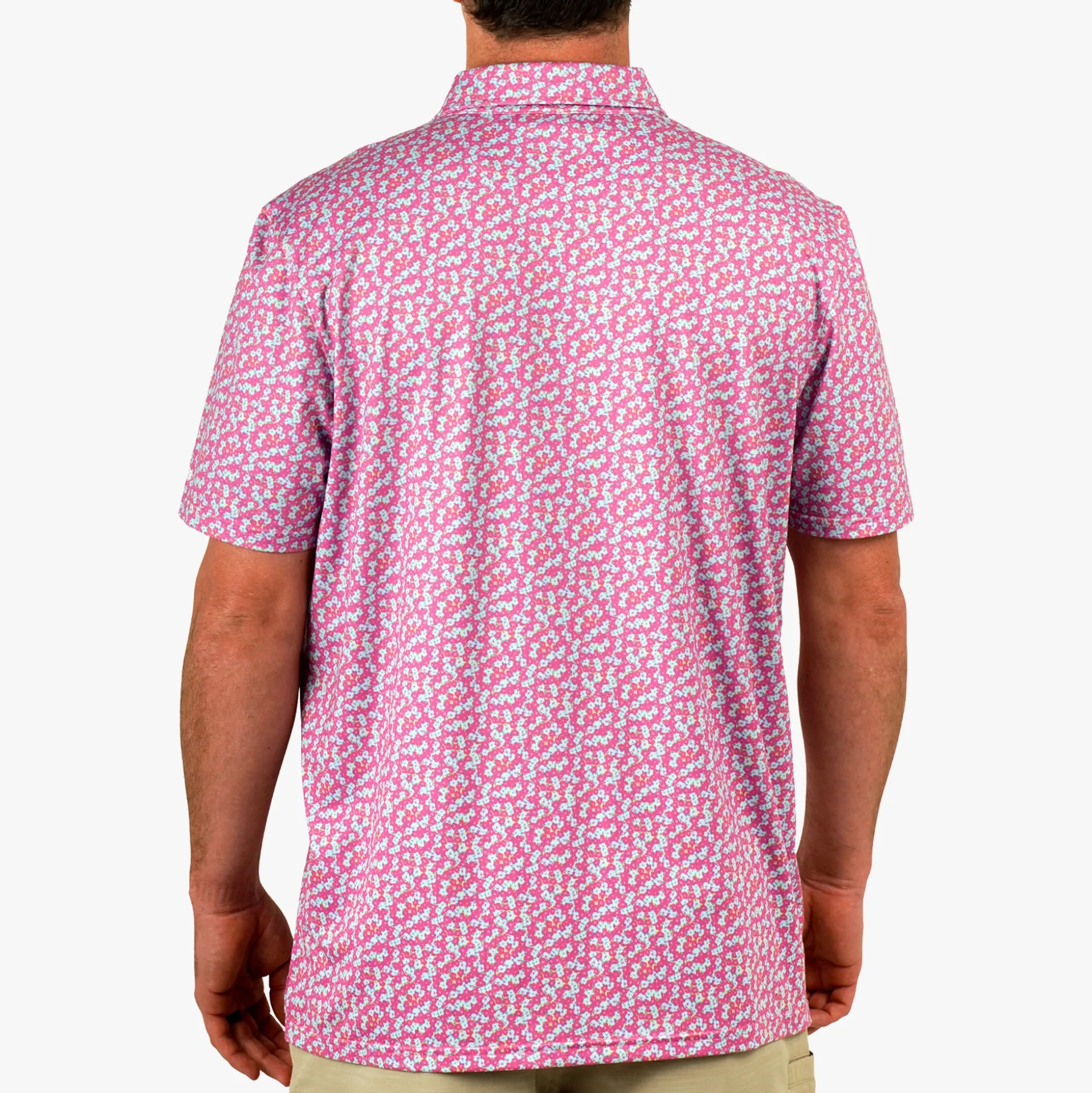 Cypress Printed Performance Fishing Polo | AFTCO