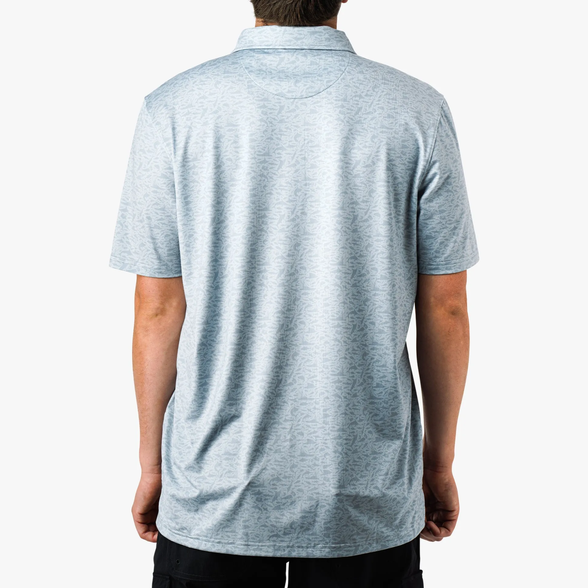 Cypress Printed Performance Fishing Polo | AFTCO