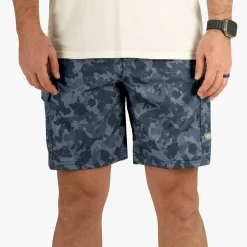 Deckhand Camo Fishing Cargo Shorts | AFTCO