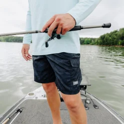 Deckhand Camo Fishing Cargo Shorts | AFTCO