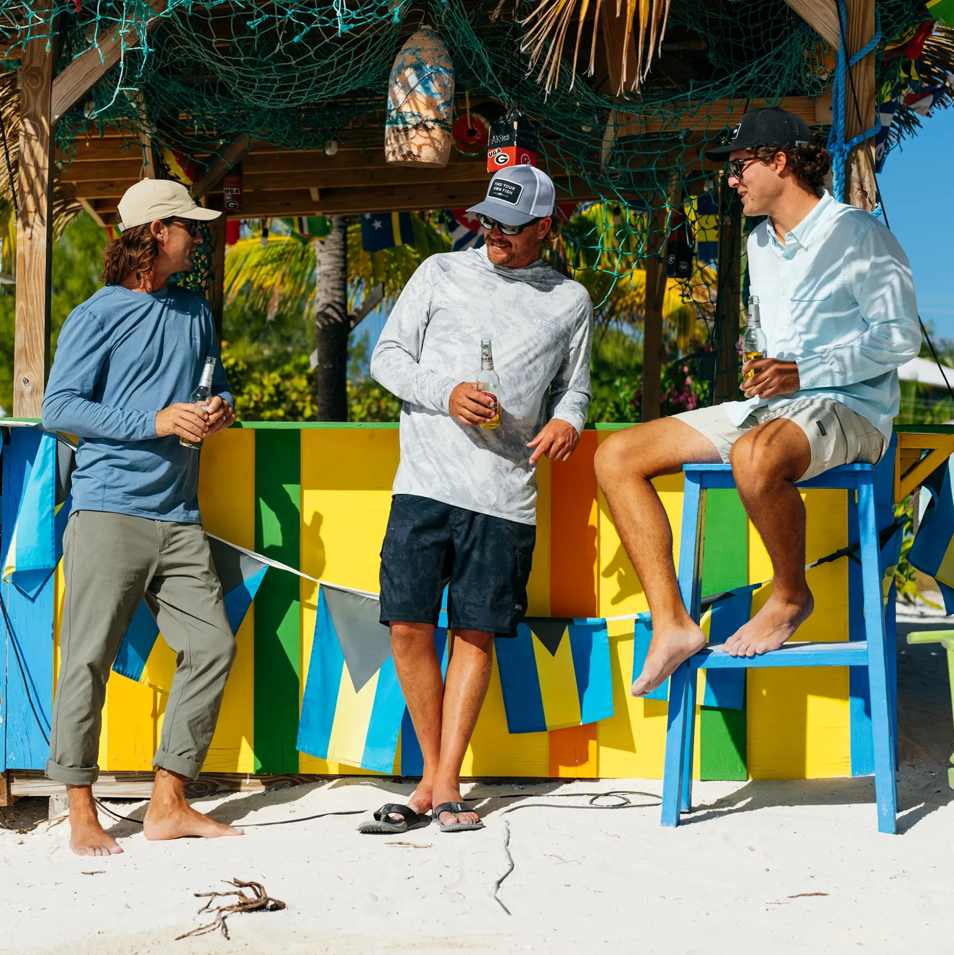 Deckhand Camo Fishing Cargo Shorts | AFTCO