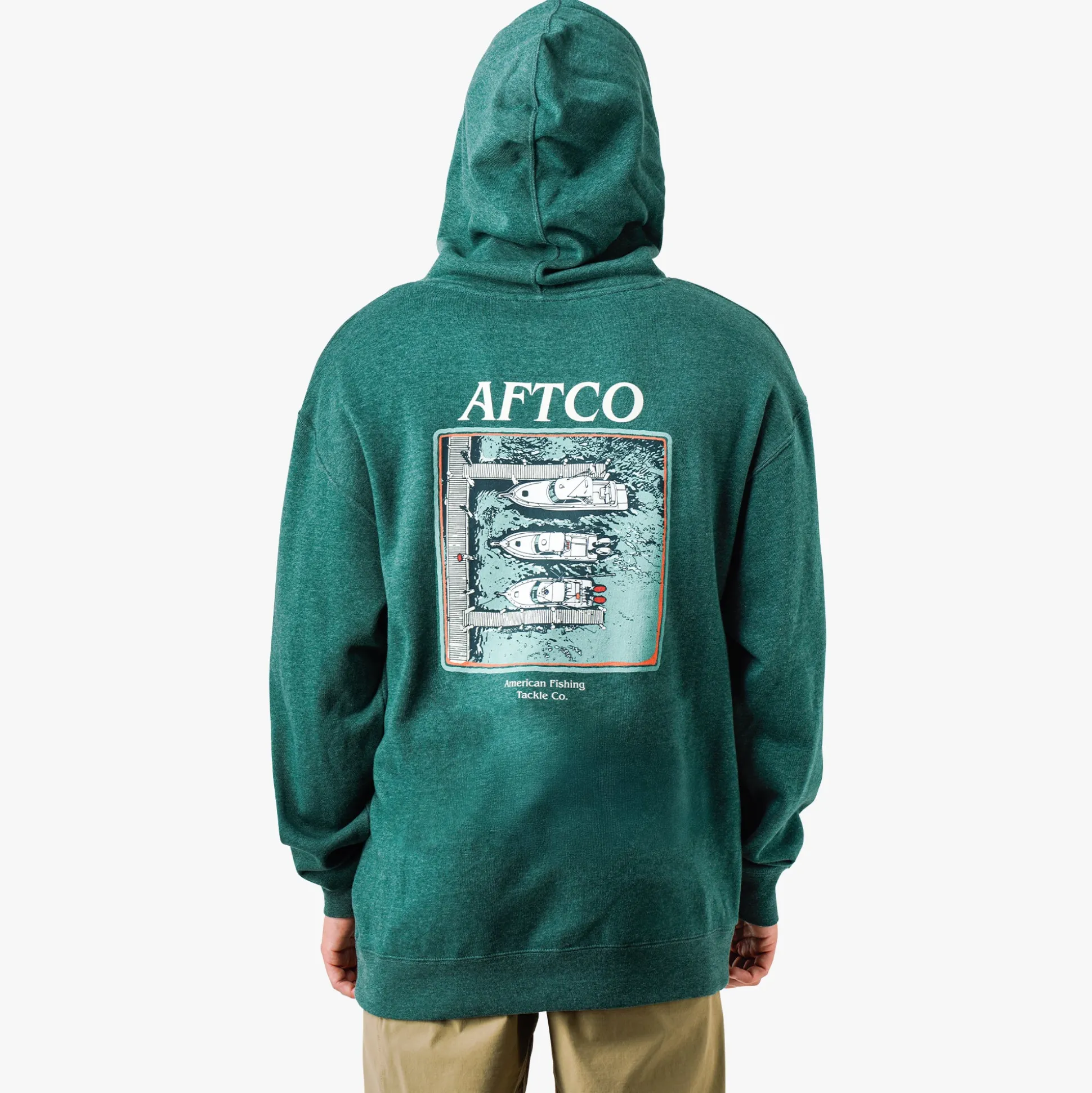 Docked Mens Pullover Sweatshirt Hoodie | AFTCO