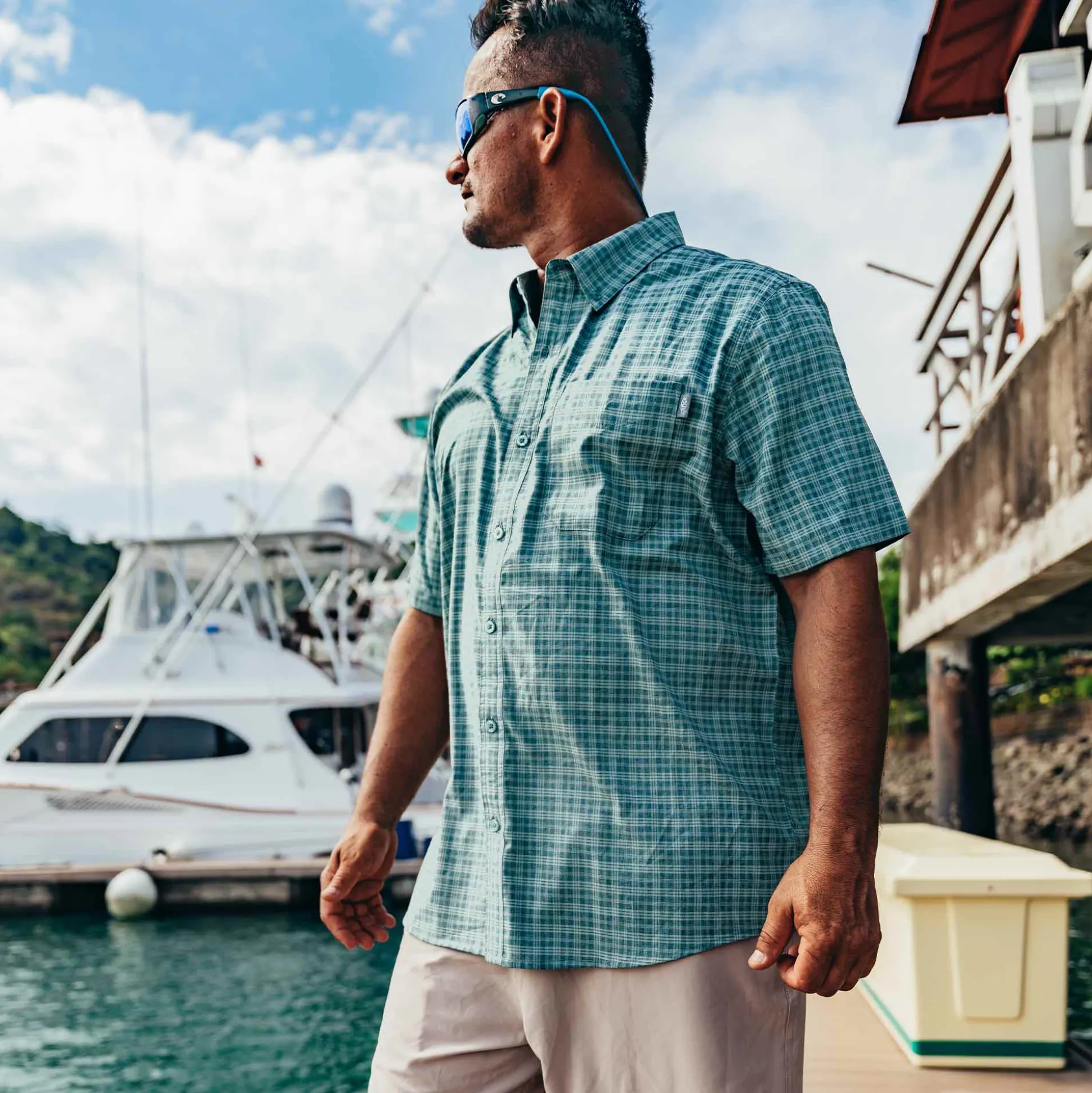 Dorsal Short Sleeve Button Down Shirt | AFTCO