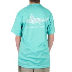 Kids Jigfish Jig Fishing Short Sleeve Shirt | AFTCO