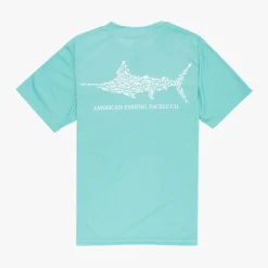 Kids Jigfish Jig Fishing Short Sleeve Shirt | AFTCO