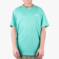 Kids Jigfish Jig Fishing Short Sleeve Shirt | AFTCO