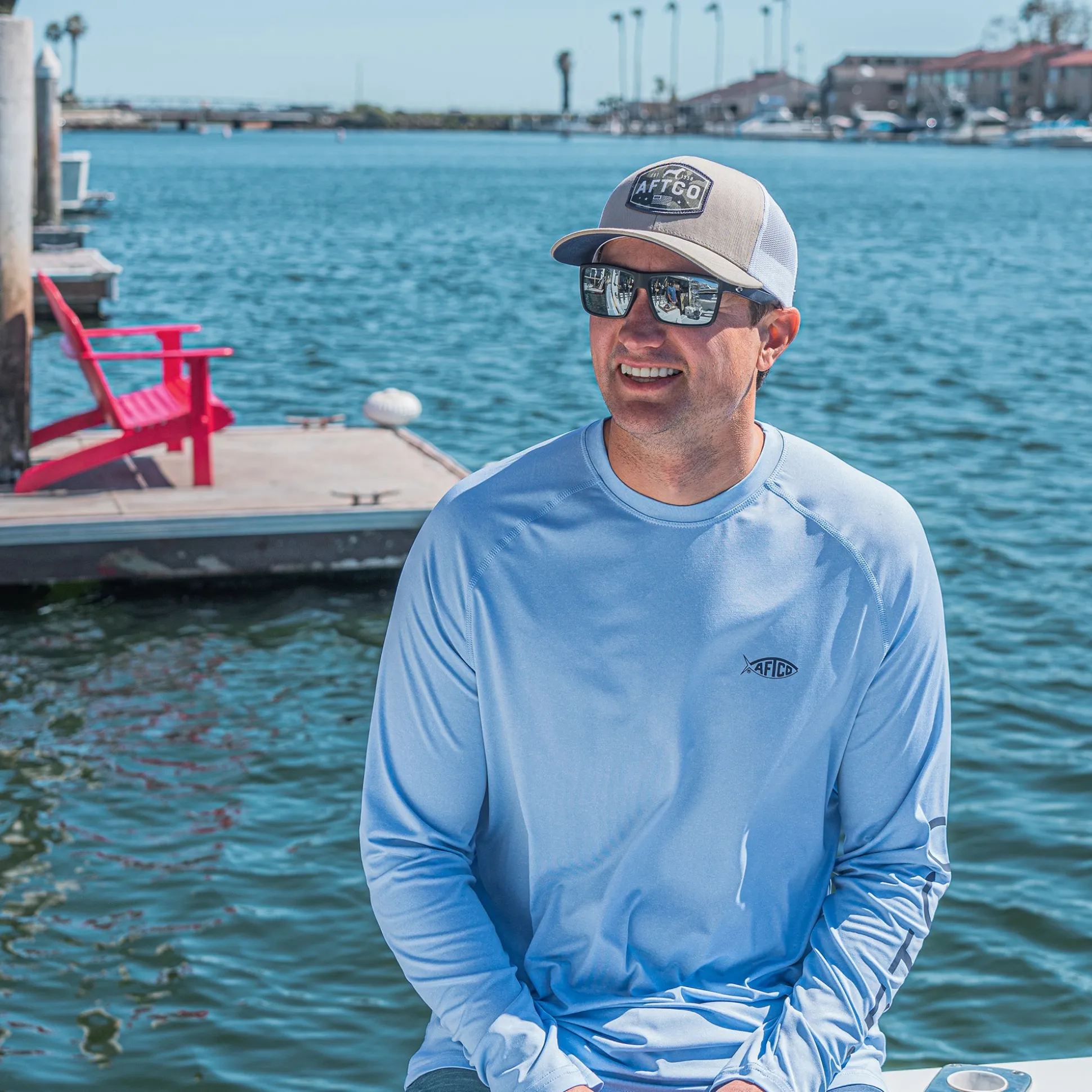 Men's Long Sleeve Sun Protection Shirt - Samurai by AFTCO