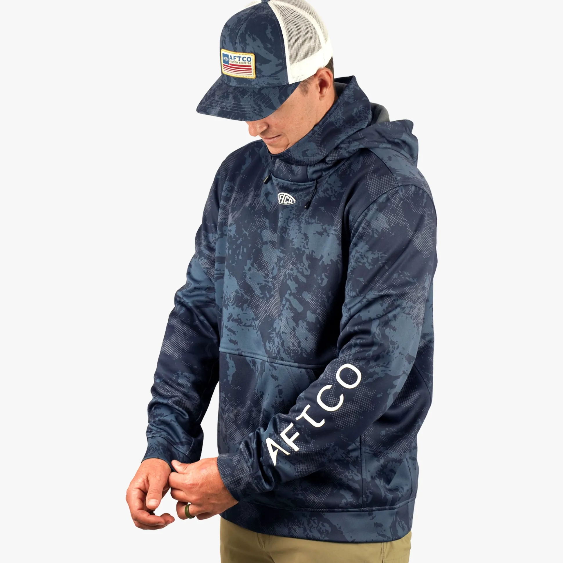 Reaper Hoodie: Camo Sweatshirt | AFTCO