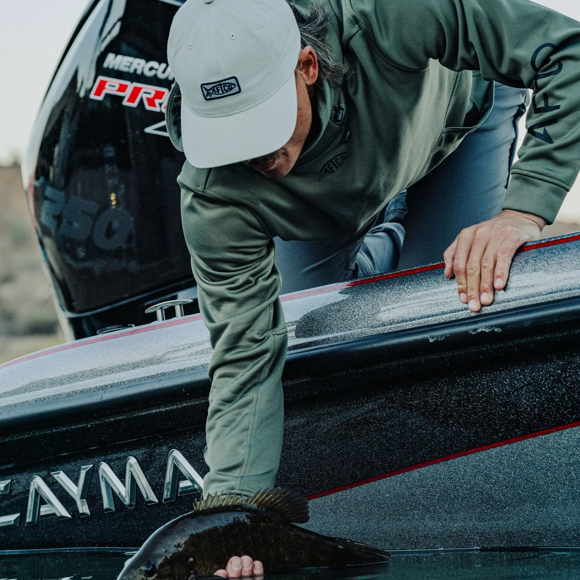 Reaper Hoodie: technical fishing sweatshirt by AFTCO