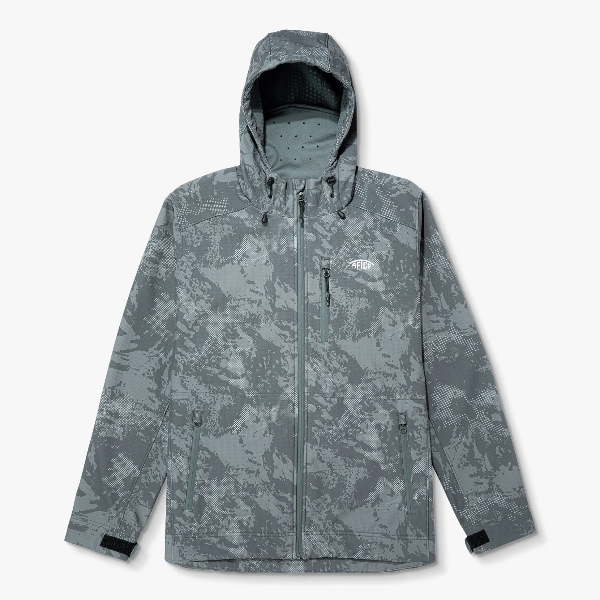 Reaper Tactical Zip Up Camo Softshell Jacket