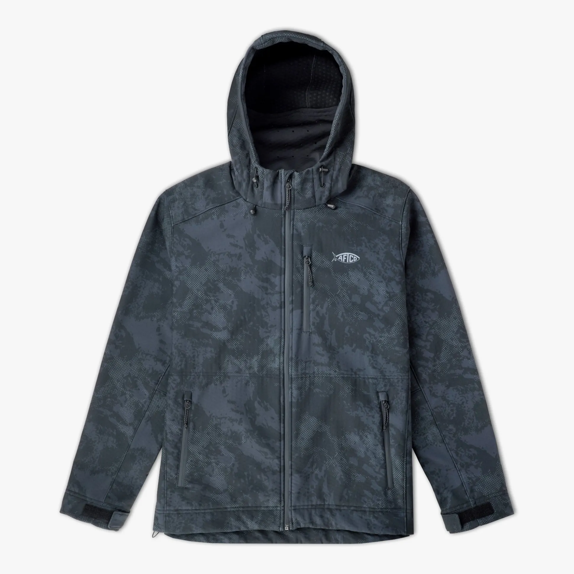 Reaper Tactical Zip Up Camo Softshell Jacket
