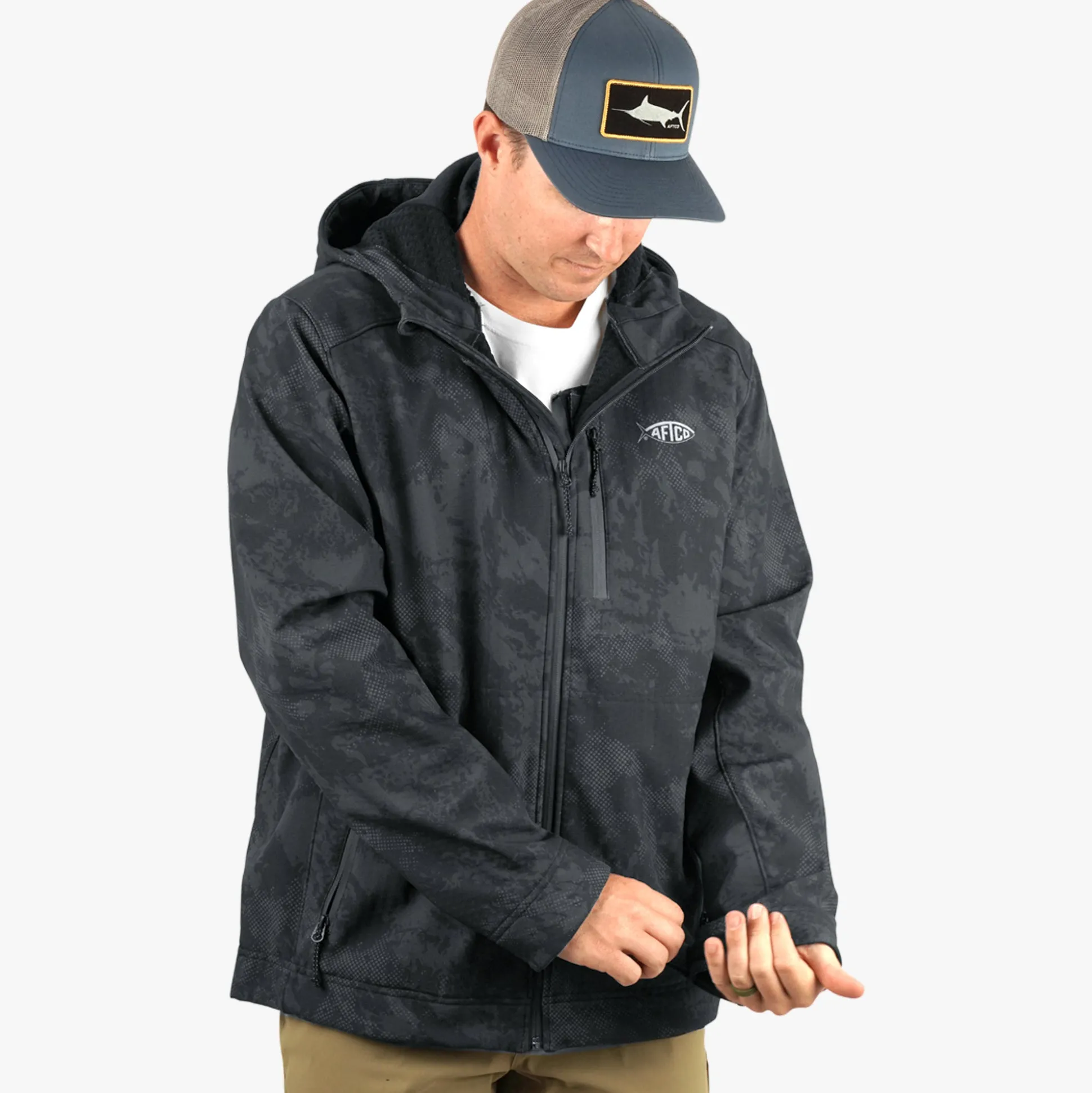 Reaper Tactical Zip Up Camo Softshell Jacket