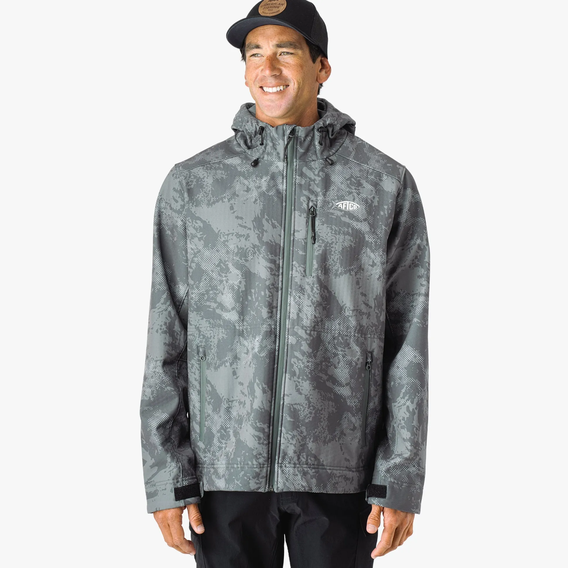 Reaper Tactical Zip Up Camo Softshell Jacket