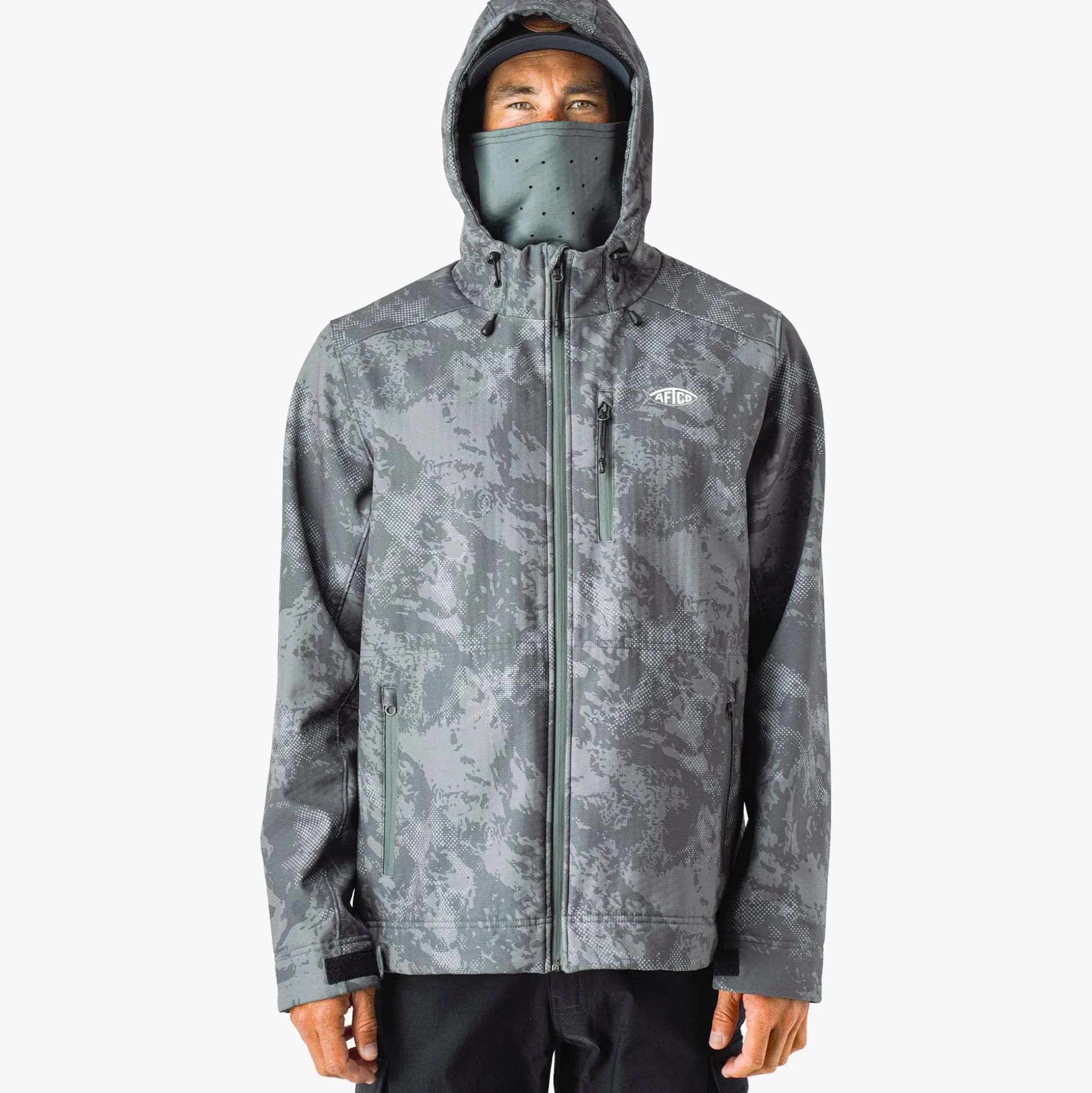 Reaper Tactical Zip Up Camo Softshell Jacket