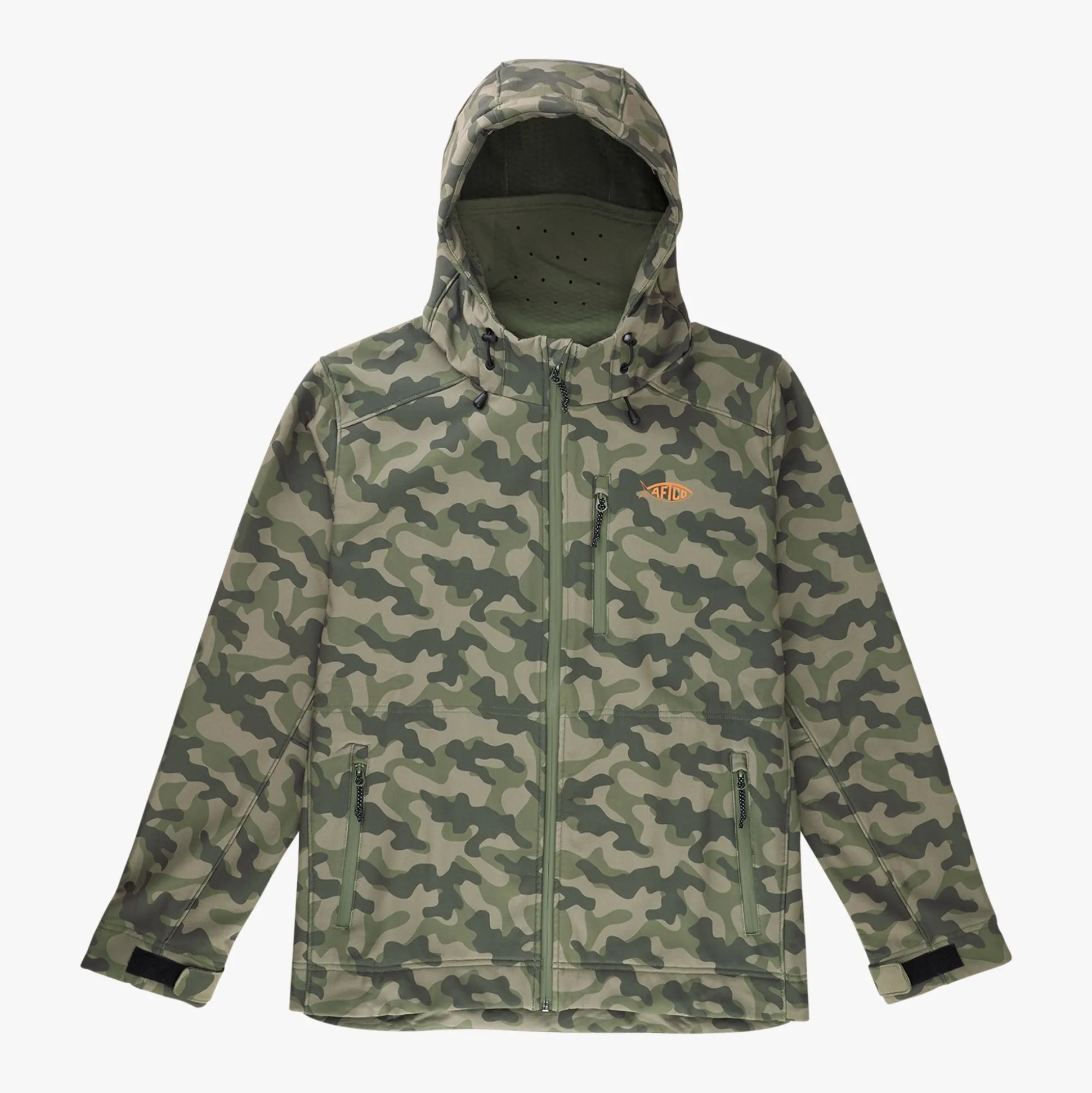 Reaper Tactical Zip Up Camo Softshell Jacket