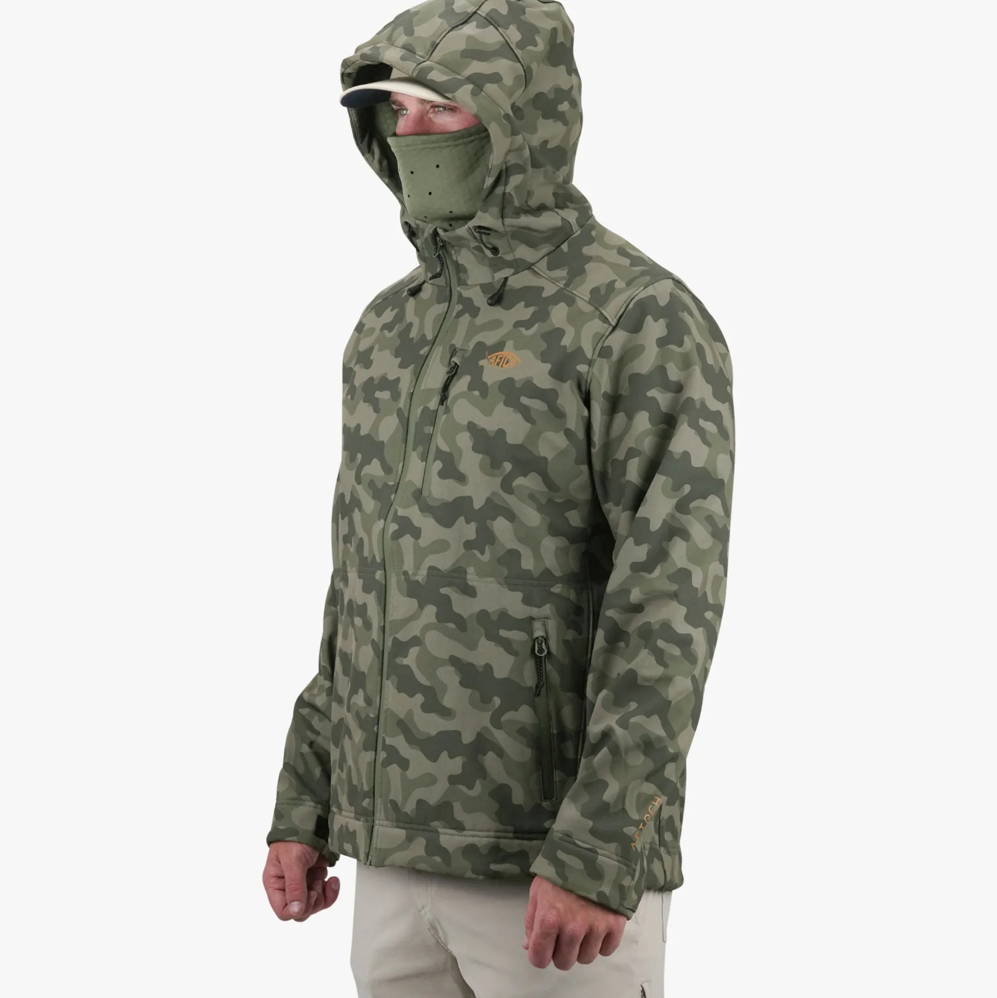 Reaper Tactical Zip Up Camo Softshell Jacket