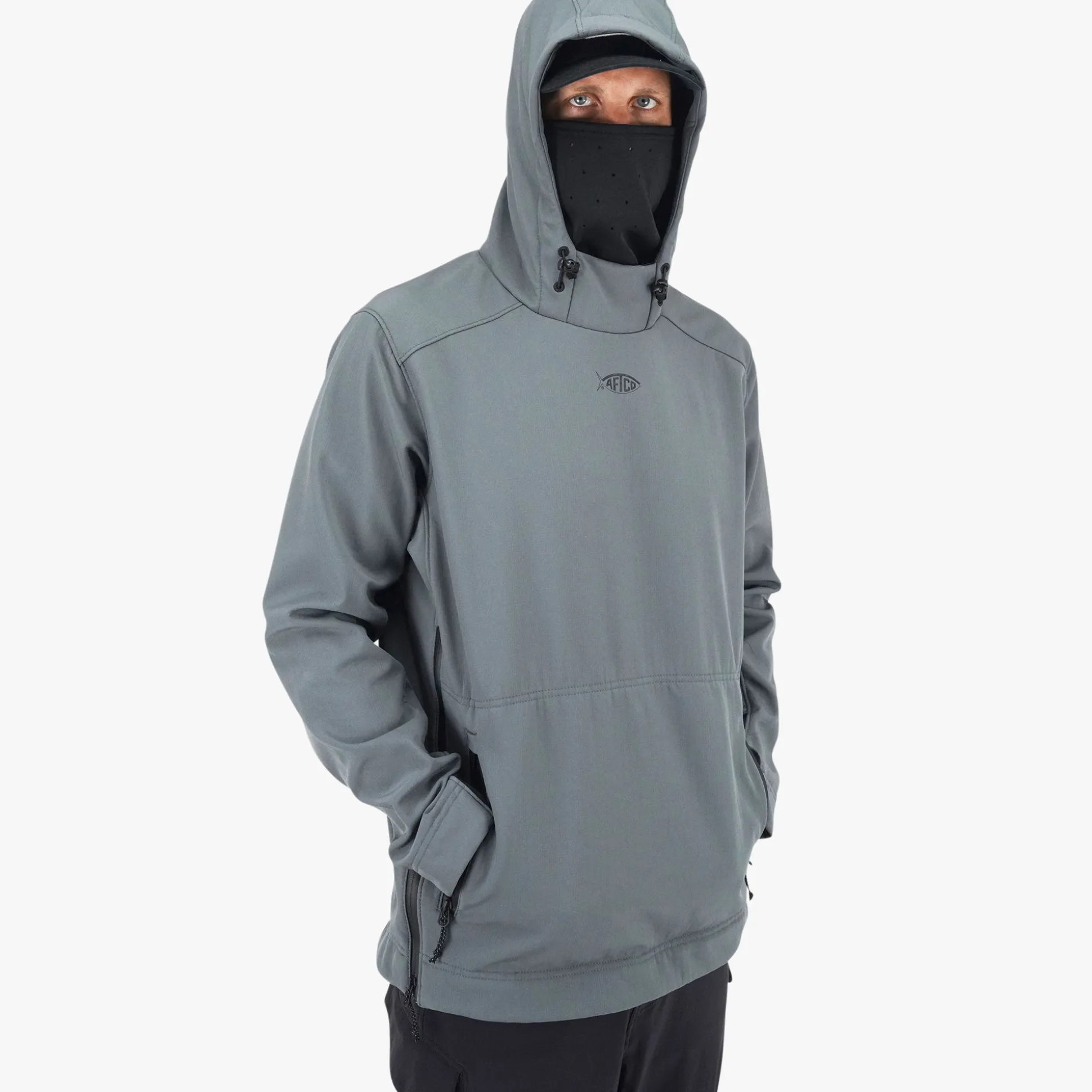 Reaper Windproof Pullover Hoodie - Stretch Softshell | AFTCO