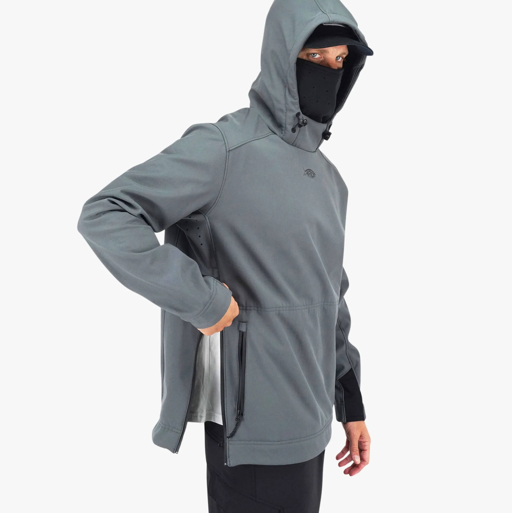 Reaper Windproof Pullover Hoodie - Stretch Softshell | AFTCO