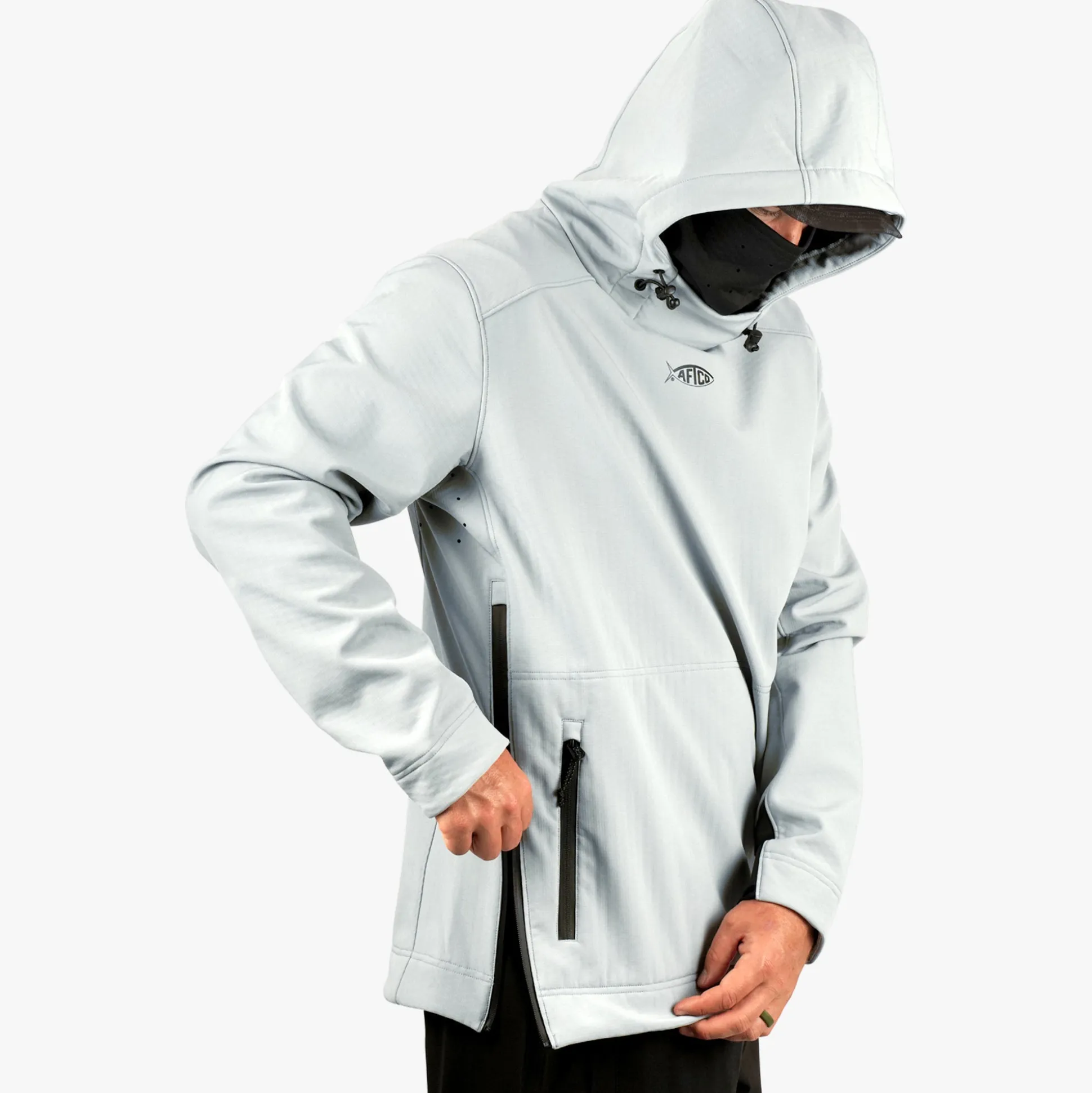 Reaper Windproof Pullover Hoodie - Stretch Softshell | AFTCO