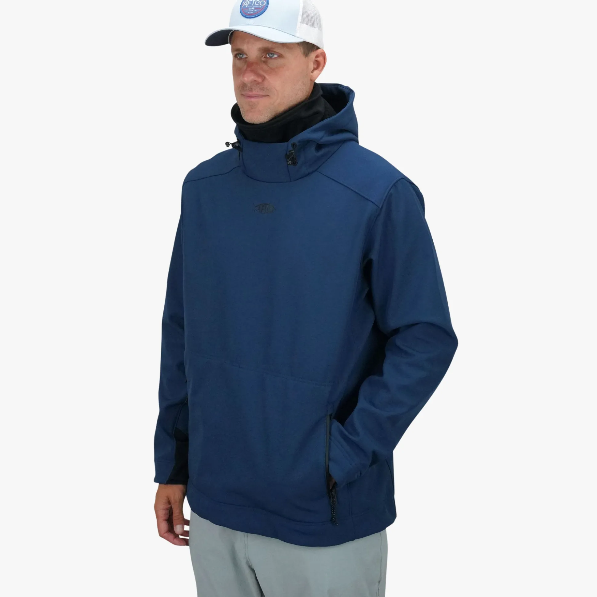 Reaper Windproof Pullover Hoodie - Stretch Softshell | AFTCO