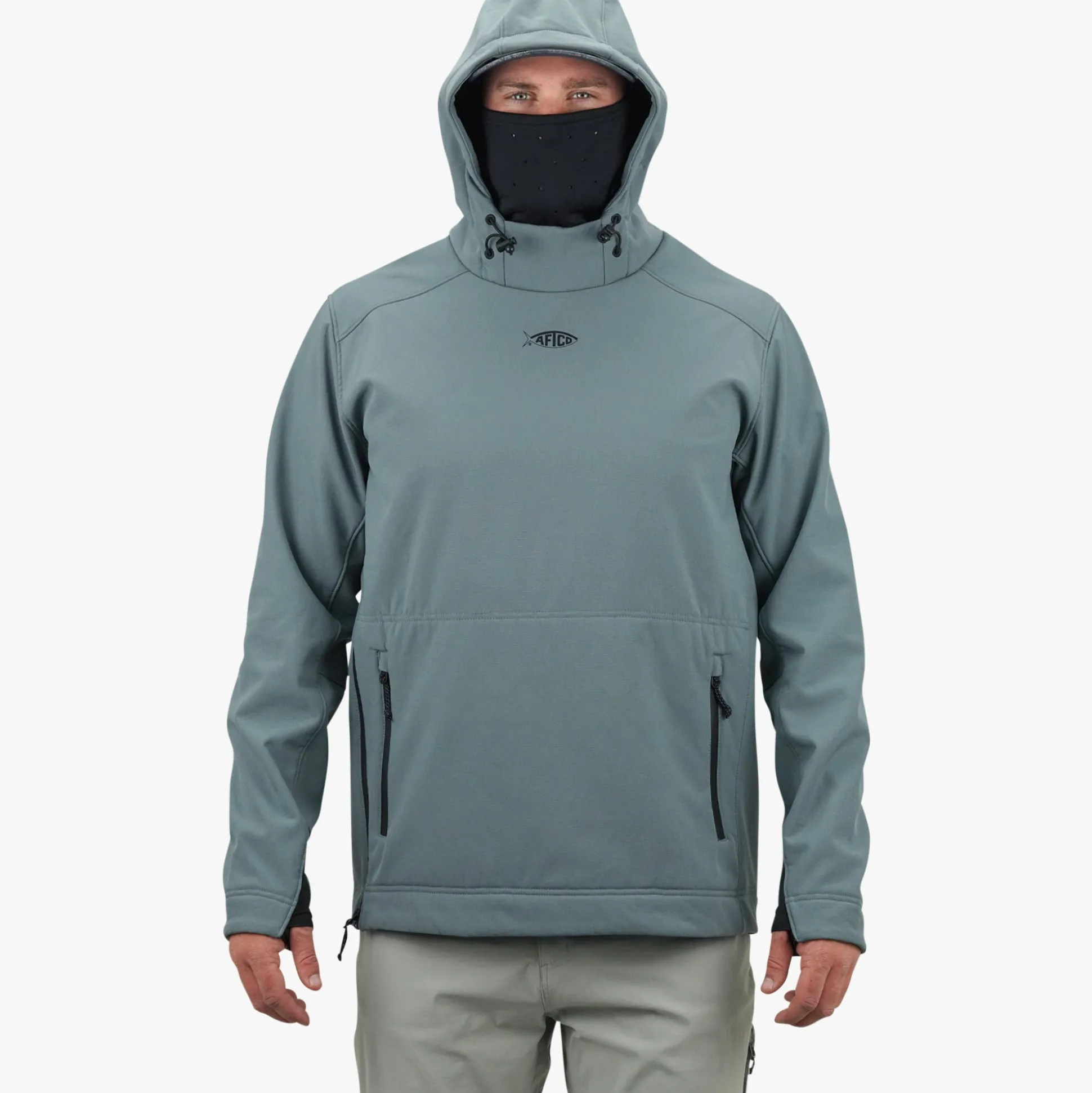 Reaper Windproof Pullover Hoodie - Stretch Softshell | AFTCO