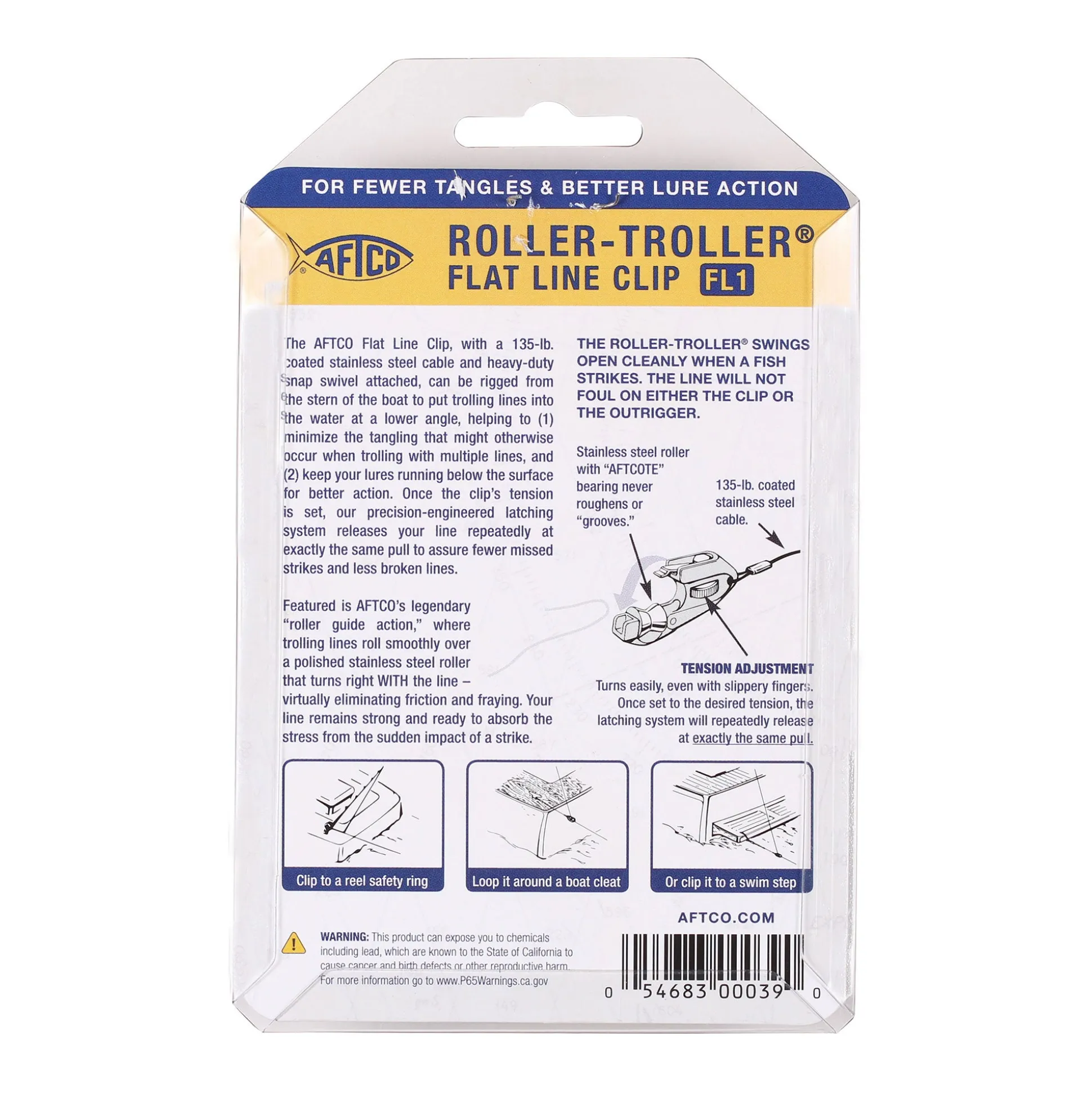Roller-Troller Flat Line Clips
