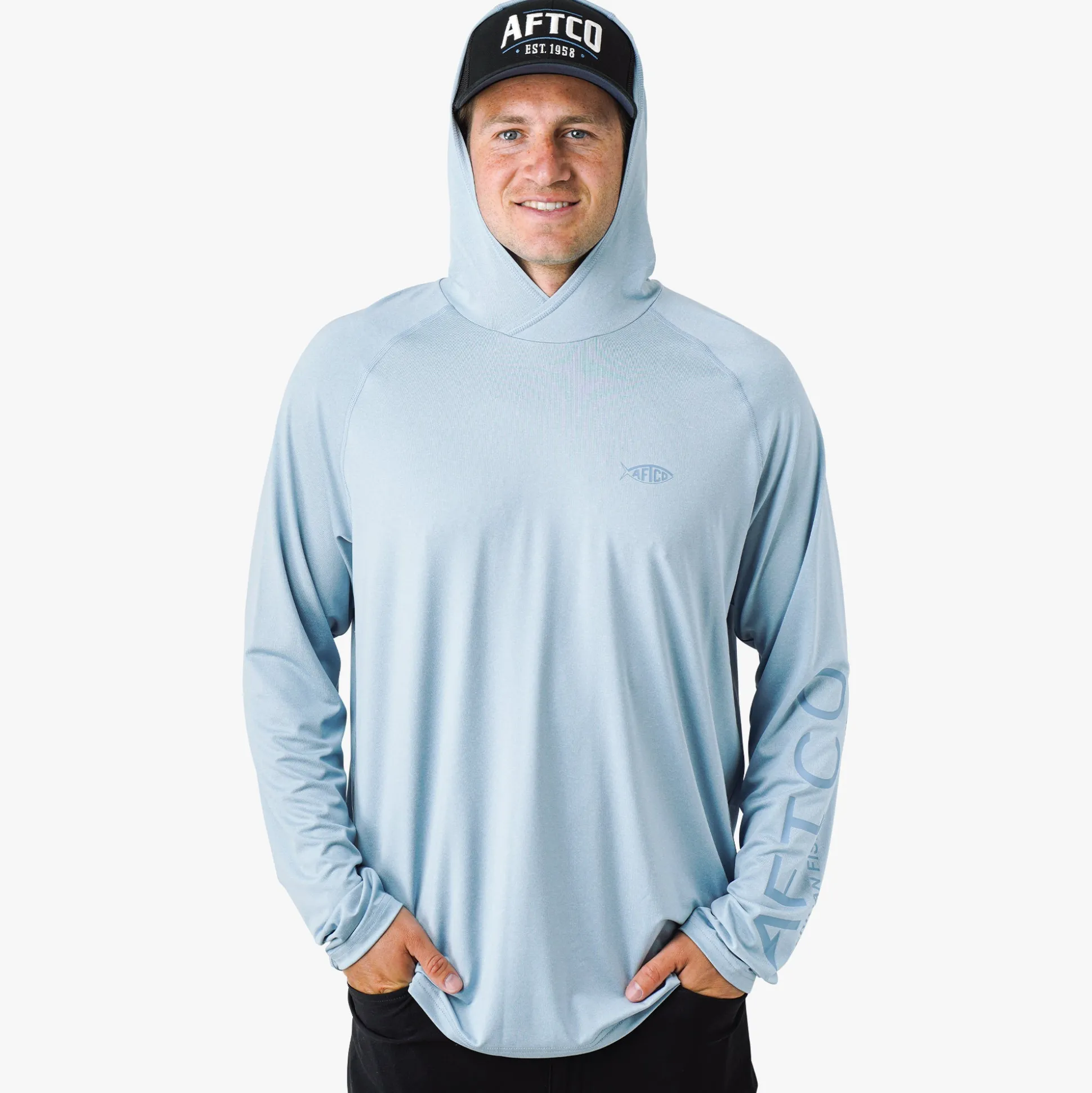 Samurai Long Sleeve Sun Protection Hoodie | AFTCO