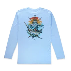 Ship Out UVX LS Fishing Sun Shirt | AFTCO
